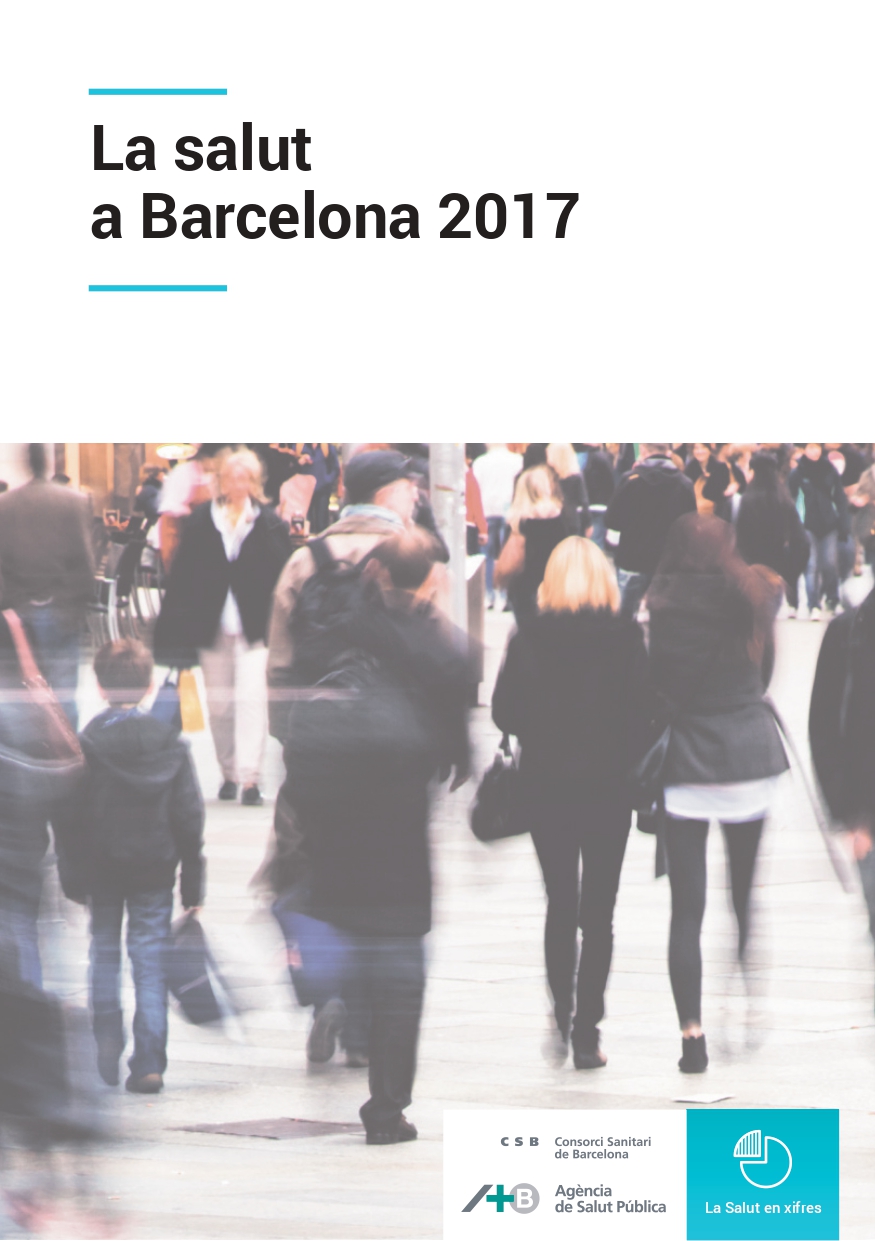 Portada informe "La salut a Barcelona 2017"